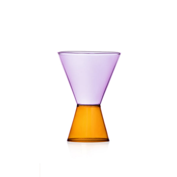 Travasi Amber-Liliac glass