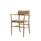 Home dining chair with armrests