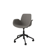 Seed darbo kėdė su porankiais ir audiniu