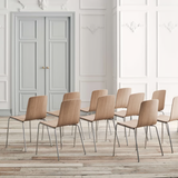 Palm Dining Chair with Metal Legs