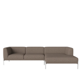 Caisa sofa su šezlongo moduliu