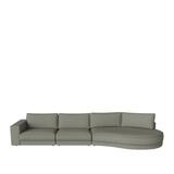 Noora modulinė sofa su atviru galu