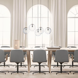 Palm darbo kėdė su porankiais