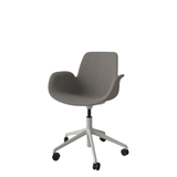 Seed darbo kėdė su porankiais ir audiniu