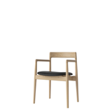 Calma Dining Chair with Leather Upholstery