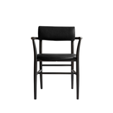 Home dining chair with armrests