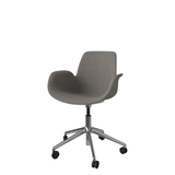 Seed darbo kėdė su porankiais ir audiniu