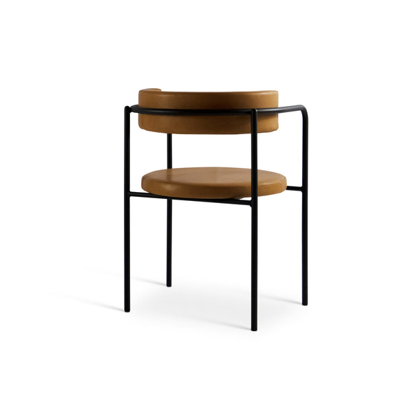 FF cubic chair with leather