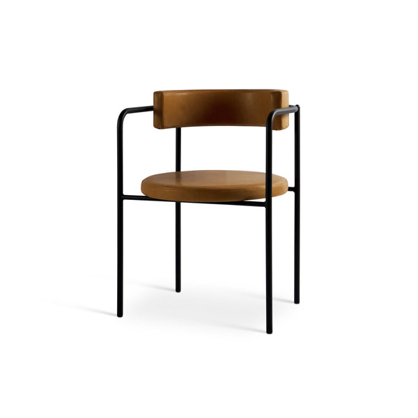 FF cubic chair with leather