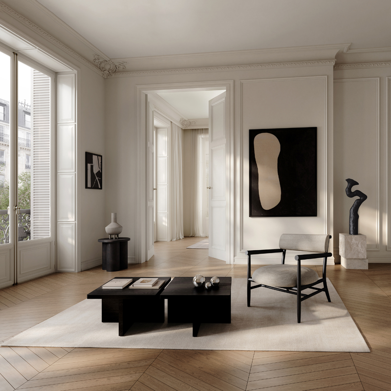 Brutus ąžuolo kavos staliukas