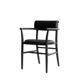 Home dining chair with armrests