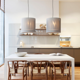 Moaré pendant lamp