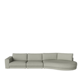 Noora modulinė sofa su atviru galu