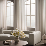 Cosima curved sofa with open end