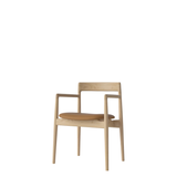 Calma Dining Chair with Leather Upholstery