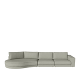 Noora modulinė sofa su atviru galu