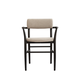 Home dining chair with armrests