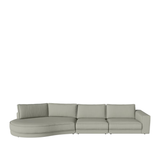 Noora modulinė sofa su atviru galu