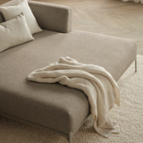 Caisa sofa su šezlongo moduliu