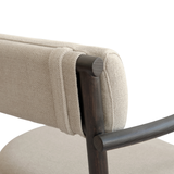 Home dining chair with armrests
