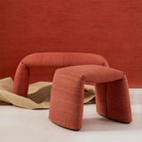 Folded Saffron Red pufas