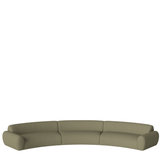 Núvol Curved 3 modules with corners sofa
