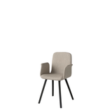 Palm Upholstered Dining Chair with Armrest