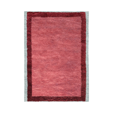 Shaggy Edge Rose rug