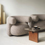 Solid coffee table