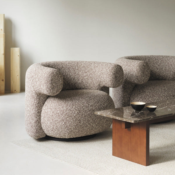 Solid coffee table