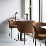 Knit Armchair Black Steel