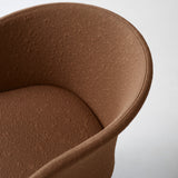 Knit Armchair Black Steel