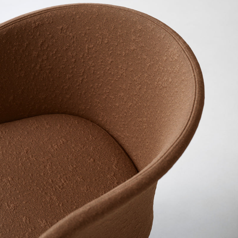 Knit Armchair Black Steel