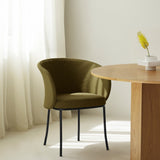 Knit Armchair Black Steel