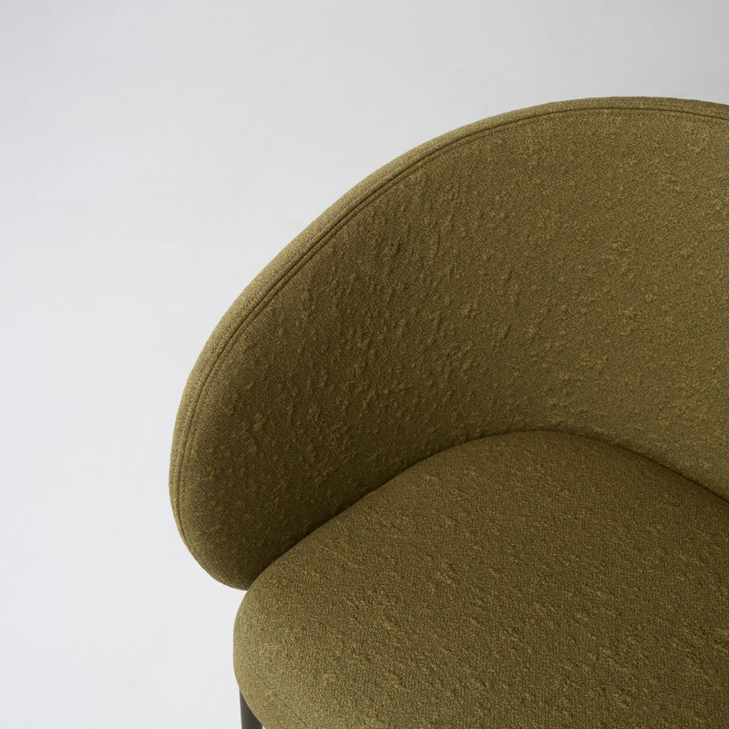 Knit Armchair Black Steel