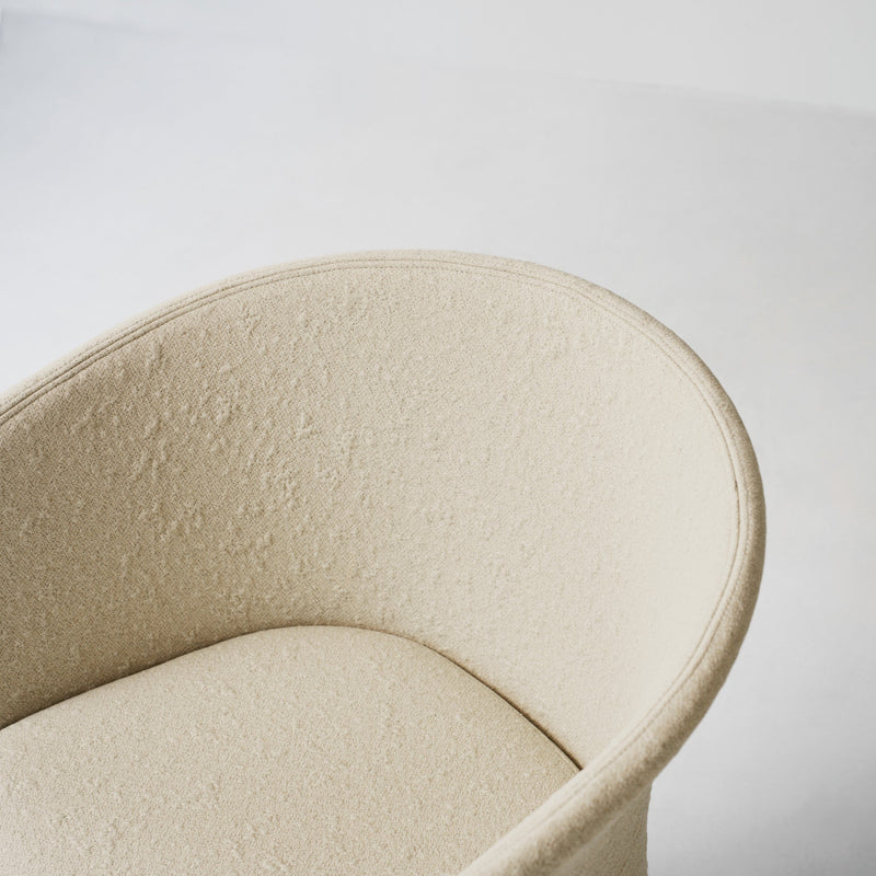 Knit Armchair Black Steel