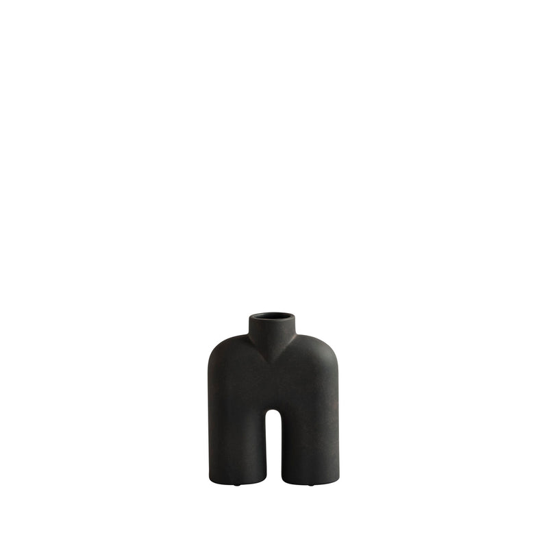 Cobra Tall Mini Black Vase