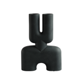 Cobra Double Medio Black vase
