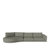 Noora modulinė sofa su atviru galu