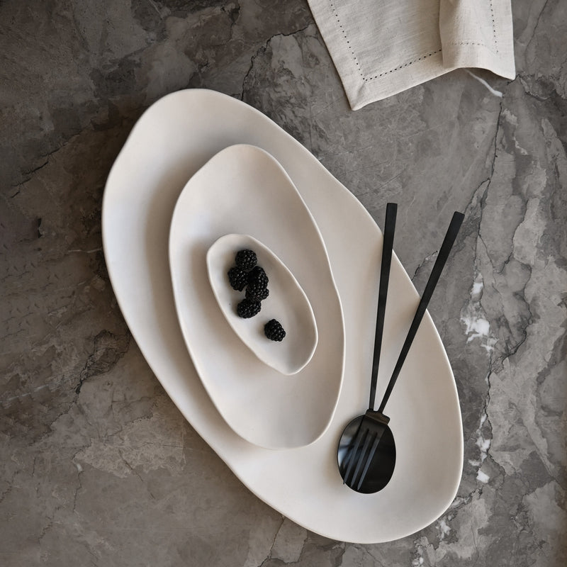 Native Medio ovalus padėklas