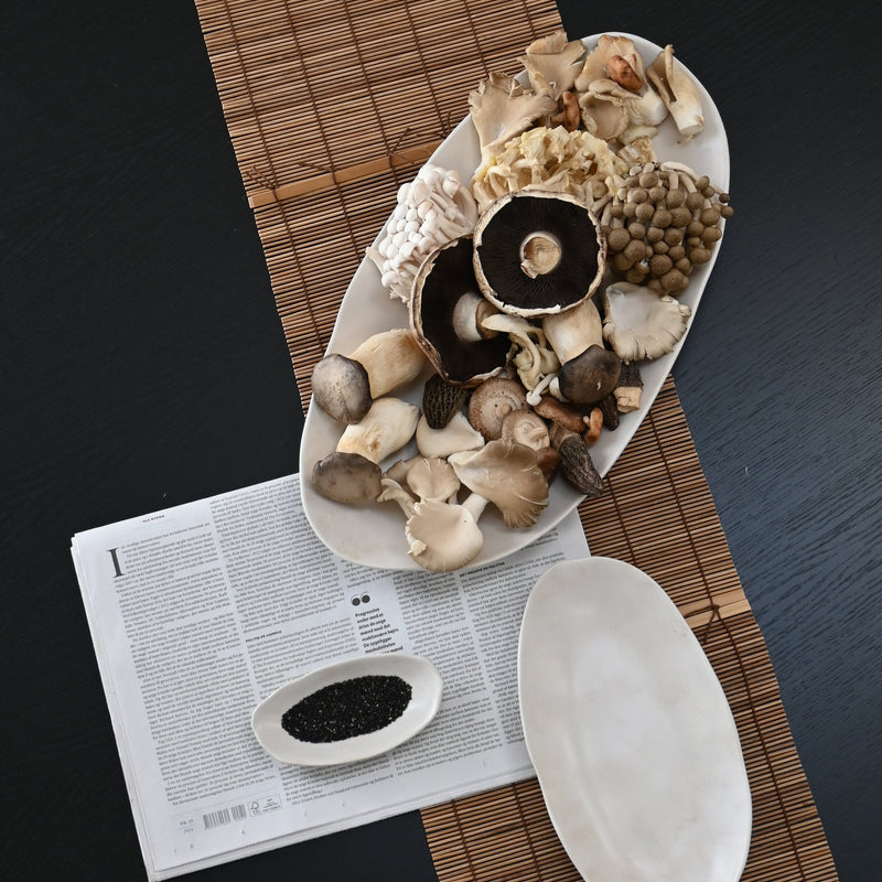 Native Medio ovalus padėklas