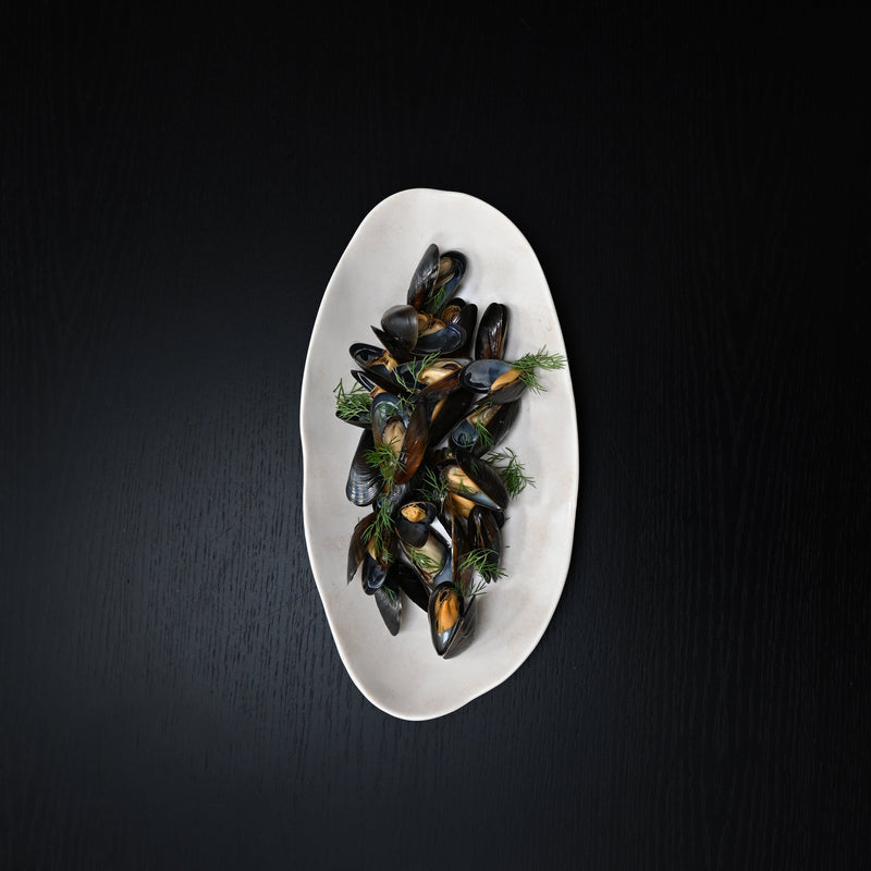 Native Medio ovalus padėklas