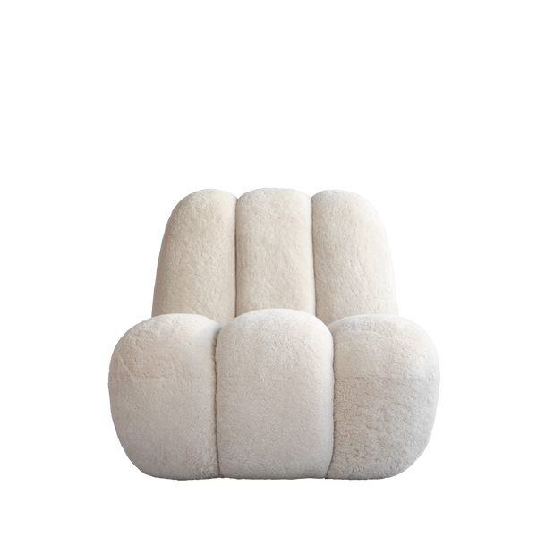 Toe Sheepskin armchair