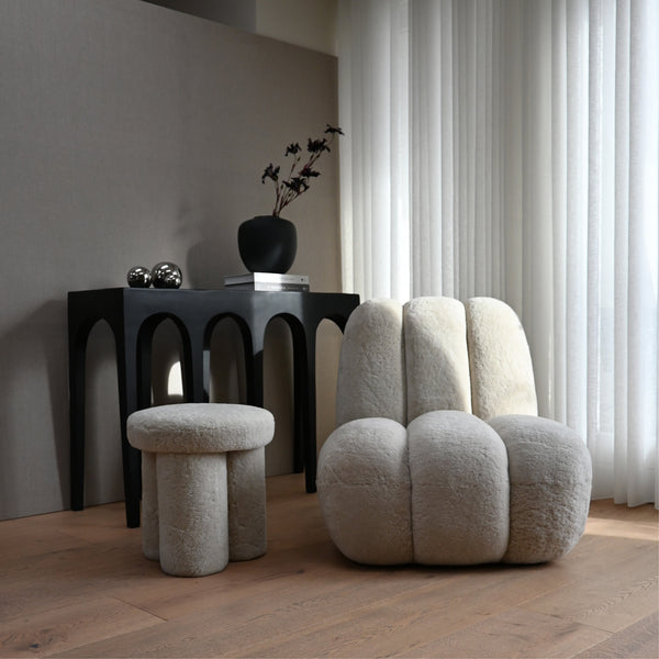 Big Foot Sheepskin pufas