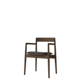 Calma Dining Chair with Leather Upholstery
