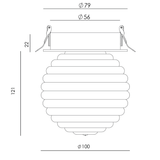 Doul ceiling light