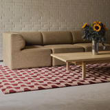 Berry, Oat - Groove rug