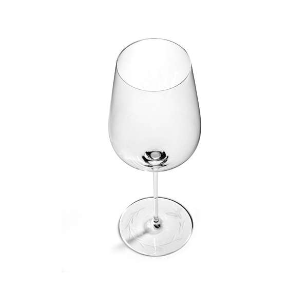 A glass of Unity by Tomorrowland red wine