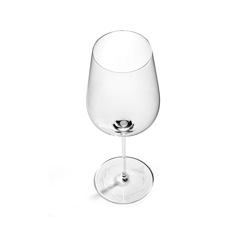 A glass of Unity by Tomorrowland red wine