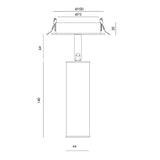 Hara ceiling lamp